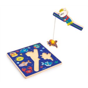 Joc pescuit magnetic și puzzle 2 în 1, Djeco