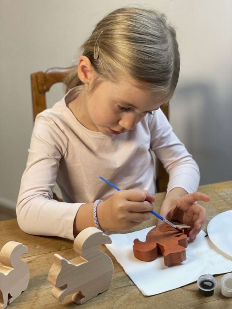 Set de pictat Familia de veverițe Egmont Toys