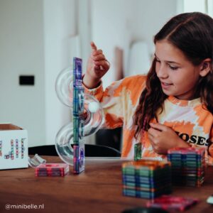 Circuit pastel cu bile 110 piese Cleverclixx