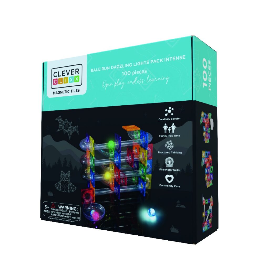 circuit cu bile luminoase 100 Cleverclixx