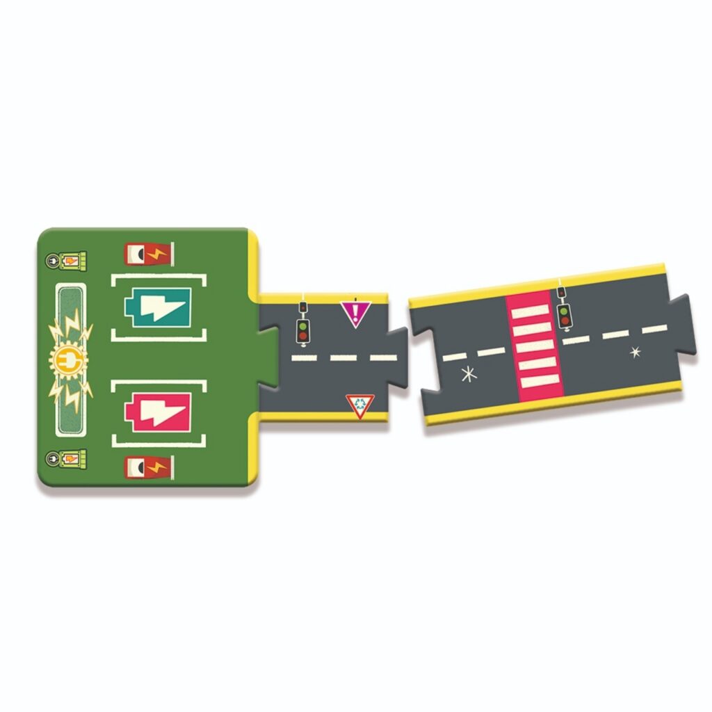 Puzzle circuit de curse gigant, Djeco
