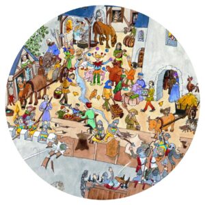 Puzzle observație Fortăreața, Djeco