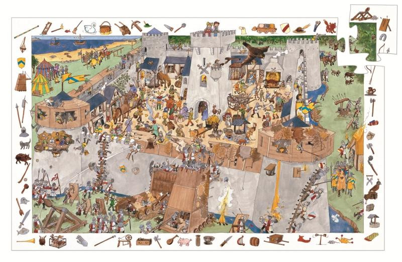Puzzle observație Fortăreața, Djeco