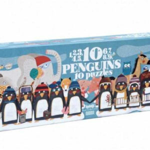 Puzzle numere 1-10 pinguini, Londji