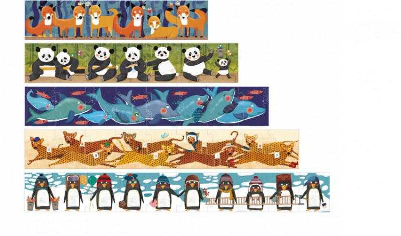 Puzzle numere 1-10 pinguini, Londji
