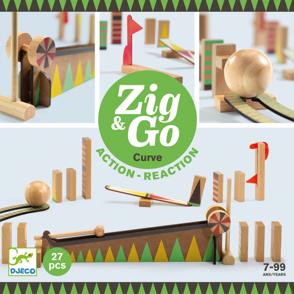Set construcție trasee Zig & Go, Djeco