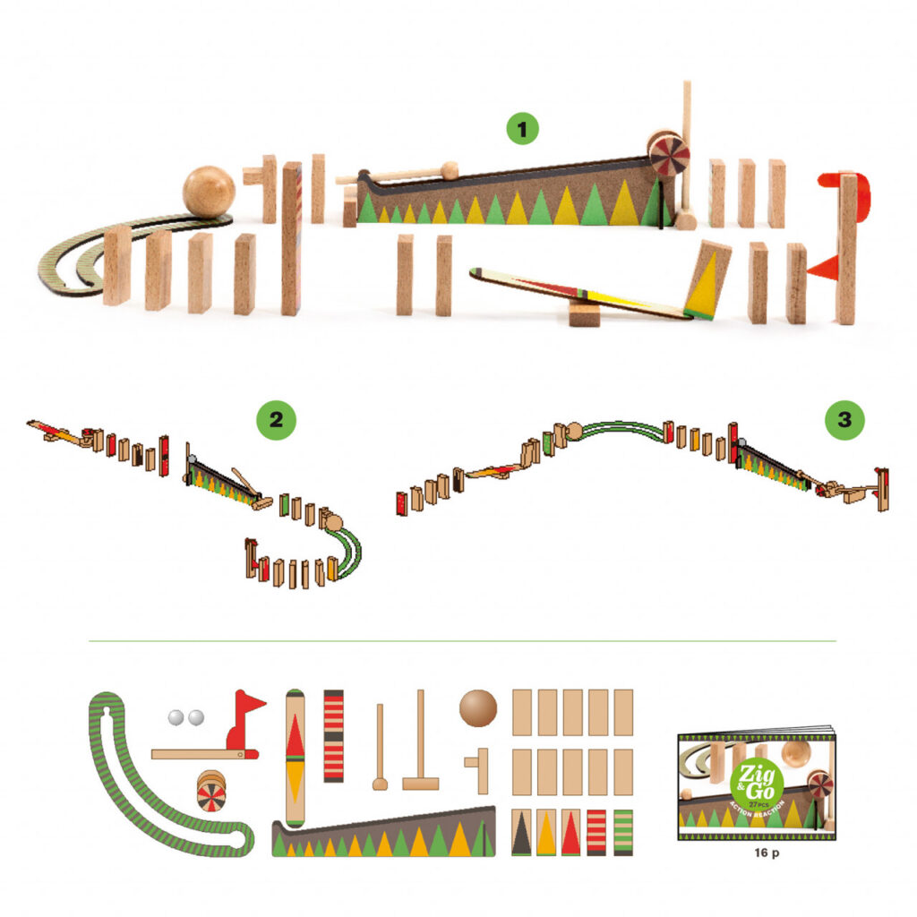 Set construcție trasee Zig & Go, Djeco