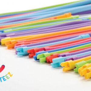 Set magnetic de construit Spaghetteez 70 piese, Clicstoys