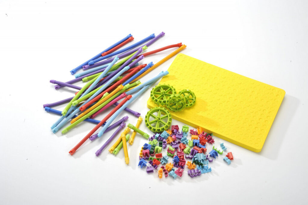 Set magnetic de construit Spaghetteez 70 piese, Clicstoys