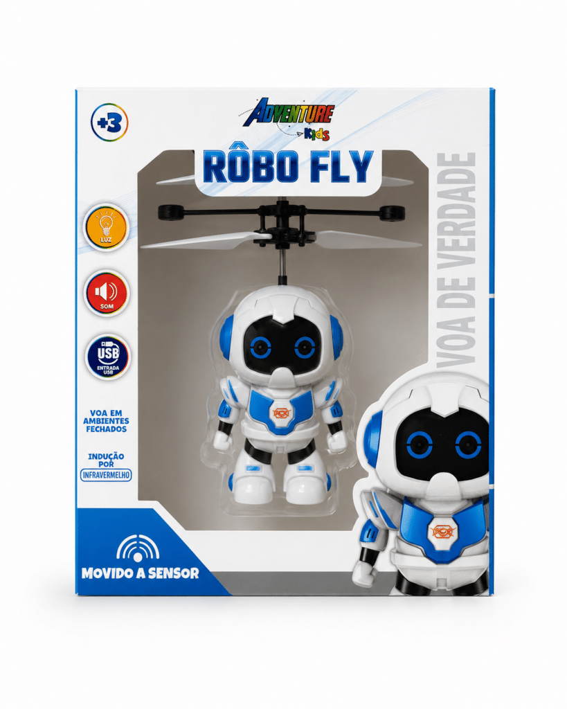 robot zburător cu senzor